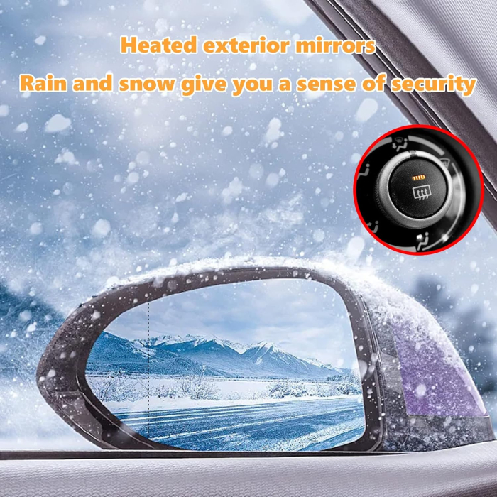 Oglindă retrovizoare convexă încălzită, compatibilă cu Golf 7, partea stângă a șoferului, 5G0857522 [6]