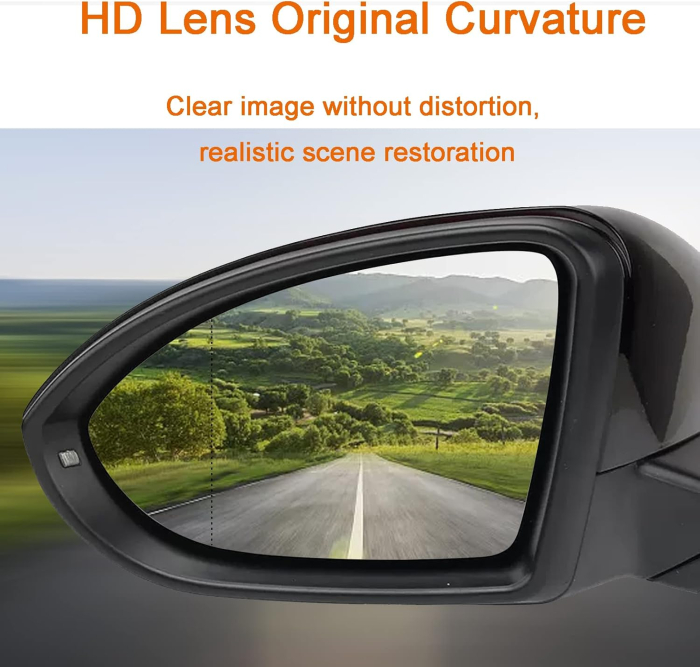 Oglindă retrovizoare convexă încălzită, compatibilă cu Golf 7, partea stângă a șoferului, 5G0857522 [3]