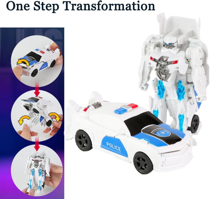 Jucarie Trnasformer robot- masina de politie [3]