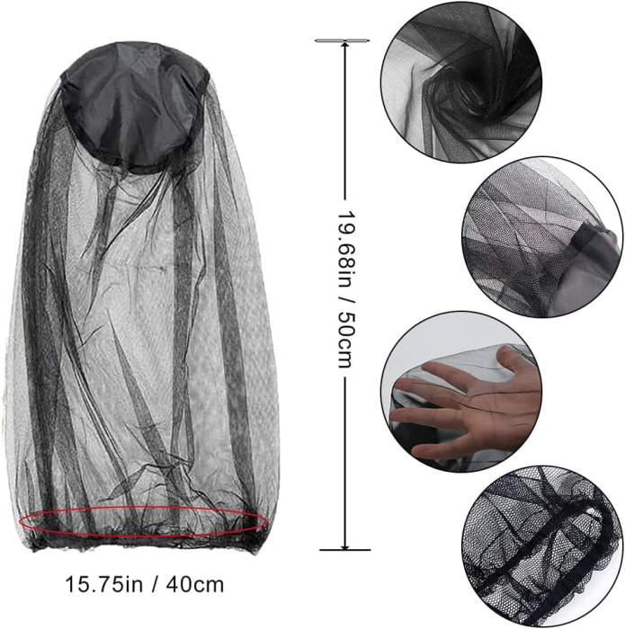 Plasa pentru cap de protectie contra insectelor, set 2 bucati [2]