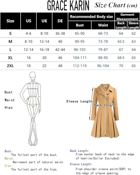 Palton elegant pentru femei, gros, casual, verde 2XL [4]