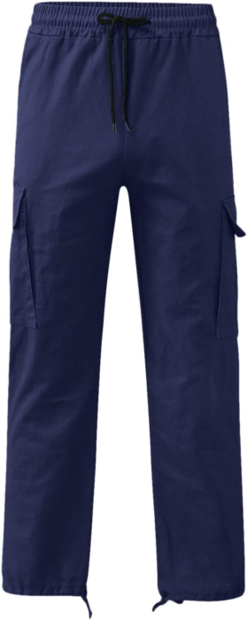 Pantaloni albastri Cargo Bărbați, Bumbac și Elastan, 6 Buzunare, Outdoor și Workwear, 34 [3]