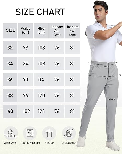 Pantaloni casual barbati, respirabili, elastici, 4 buzunare, gri 38 [4]
