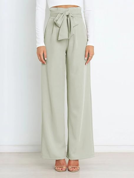 Pantaloni casual lejeri pentru femei, cu buzunare si snur in talie, Gri S [3]