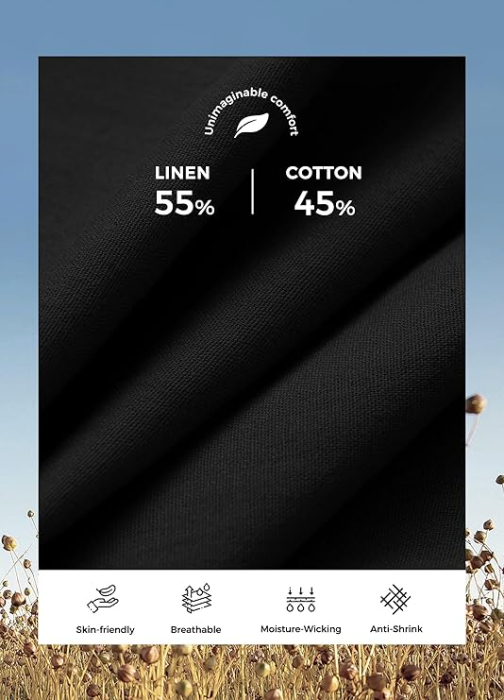 Pantaloni casual lejeri pentru femei, cu buzunare si snur in talie, Negri L [4]