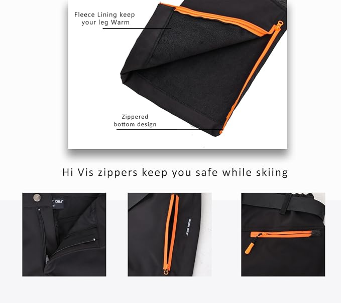 Pantaloni de munca pentru bărbați cu mai multe buzunare gri 2XL [5]