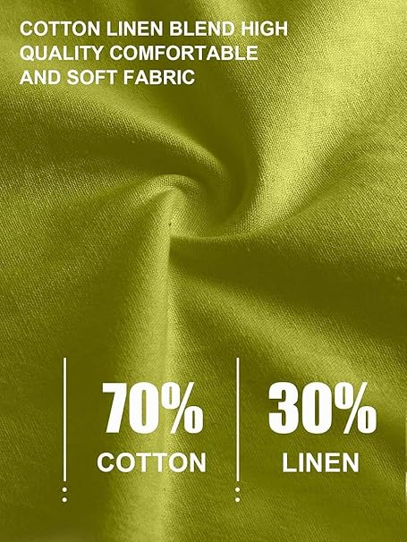 Pantaloni drepti din bumbac pentru bărbați, subtiri si respirabili, verde L [3]