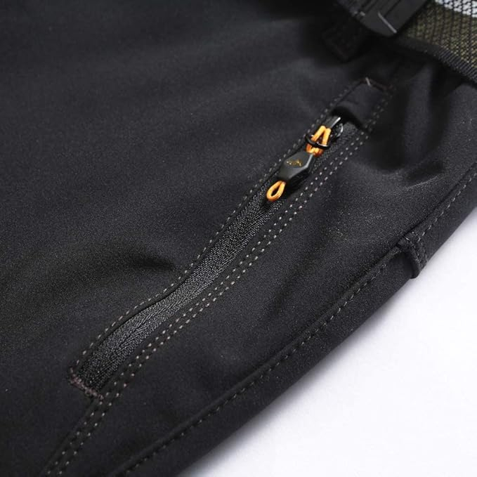 Pantaloni negri de ski pentru barbati, impermeabili, captusiti, marimea 2XL [3]