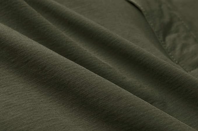 Pantaloni scurti cu uscare rapidă, elastici, funcționali, impermeabili, cu centură elastică, verde 34 [5]