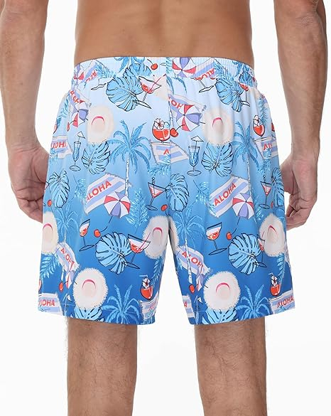 Pantaloni scurti de inot pentru barbatii, cu uscare rapida XL [3]