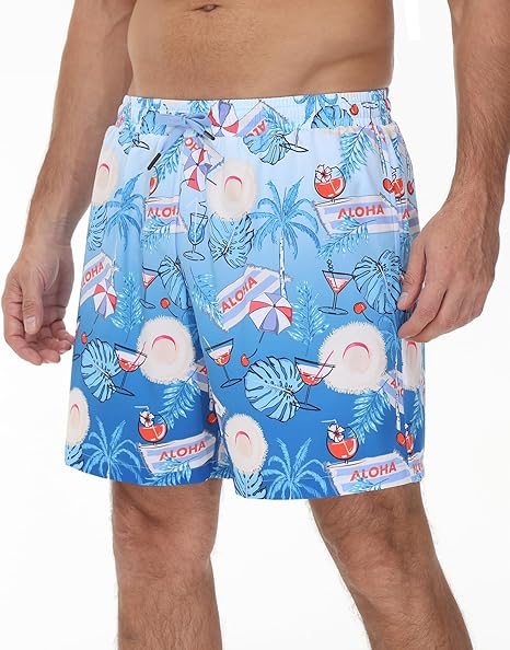 Pantaloni scurti de inot pentru barbatii, cu uscare rapida 2XL [2]