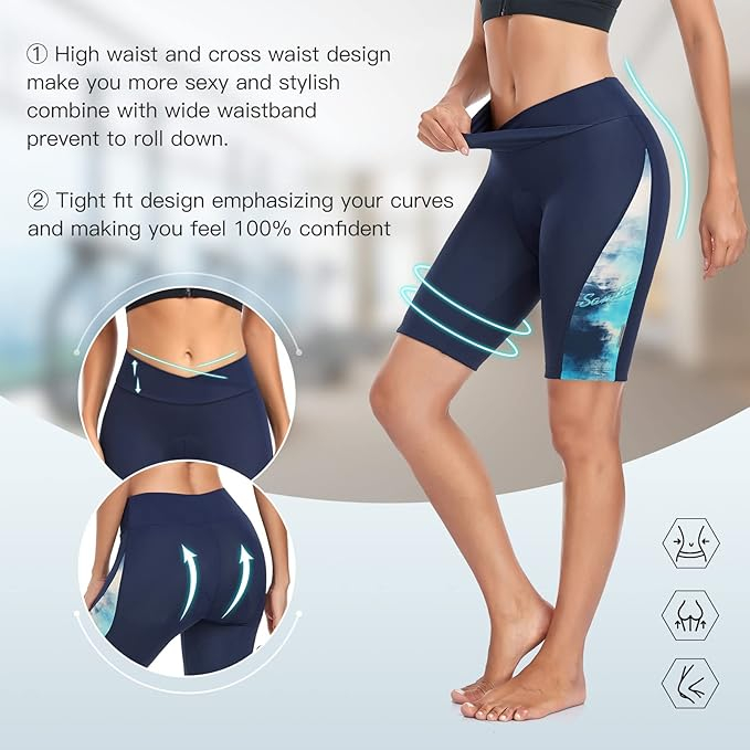 Pantaloni scurti, elastici, impermeabili pentru antrenamente femei, S [3]