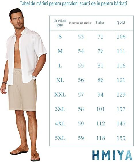 Pantaloni scurti crem cargo pentru barbatii, usori, respirabili, 2XL [6]