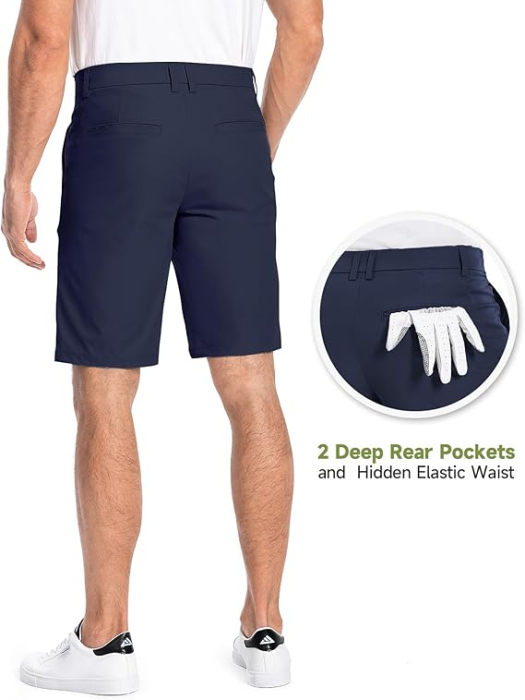 Pantaloni scurti casual pentru barbatii, cu 3 buzunare, albastri 34 [2]