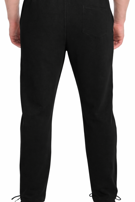 Pantaloni sport de alergare pentru barbati, negri, S [3]