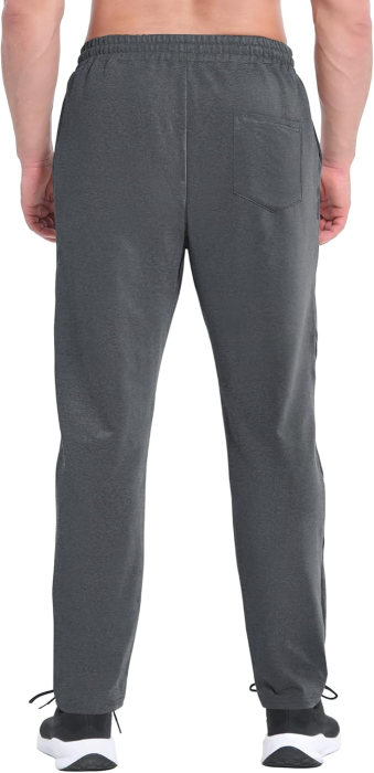 Pantaloni sport de alergare pentru femei, gri, XL [4]