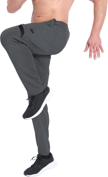 Pantaloni sport de alergare pentru femei, gri, 2XL [5]