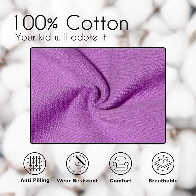 Pantaloni sport pentru copii cu elastic jos, mov L, 8-9 ani,  130-139 cm [5]