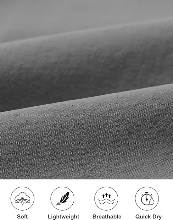 Pantaloni sport respirabili pentru barbati, gri 30 [5]