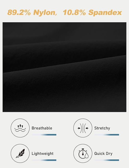 Pantaloni sport respirabili pentru barbati, negru 32 [5]