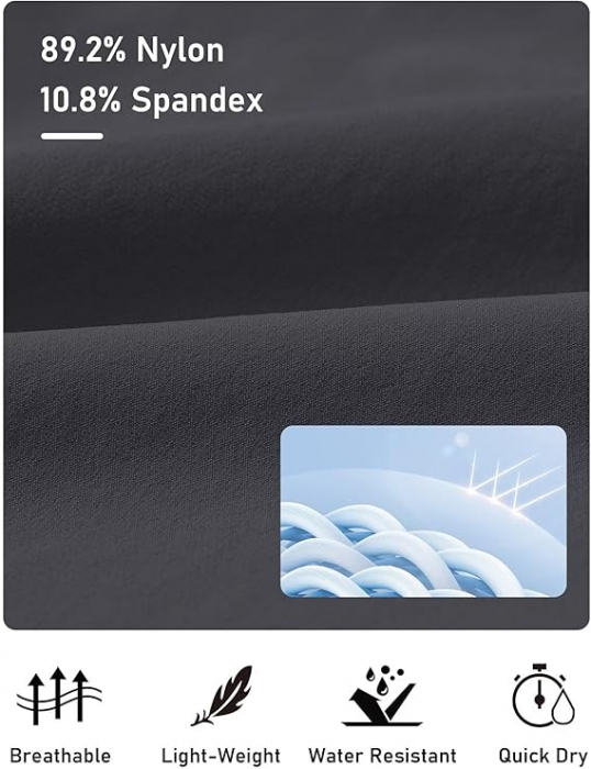 Pantaloni sport respirabili pentru femei, cu 4 buzunare, gri inchis M [6]
