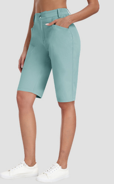 Pantaloni sport respirabili pentru femei, cu 4 buzunare, Bleu Xl [1]