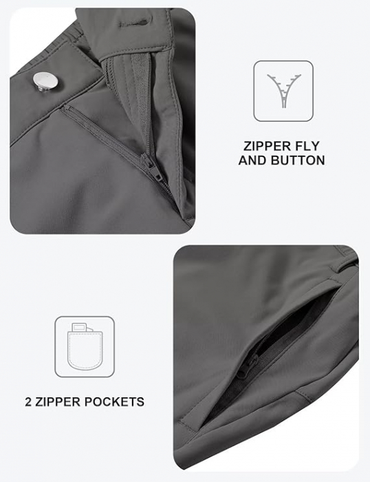 Pantaloni sport respirabili pentru femei, cu 4 buzunare, verde deschis M [5]