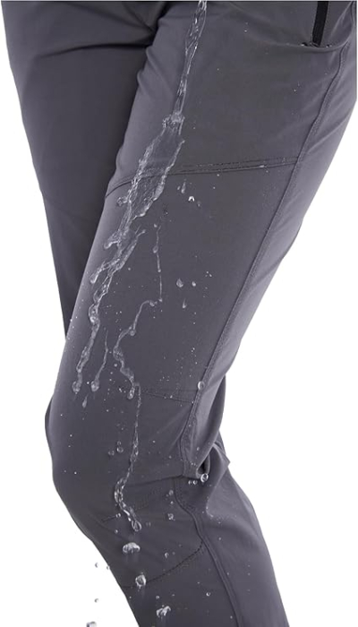 Pantaloni sport respirabili pentru femei, cu buzunare si talie elastica, Gri XL [5]