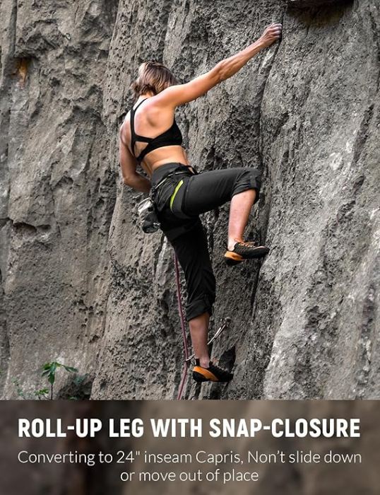 Pantaloni sport respirabili pentru femei, cu buzunare, impermeabili XS [3]