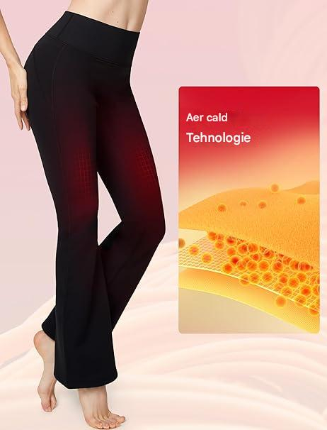 Colanti termici elastici pentru femei, respirabili, largi jos 2XL [4]