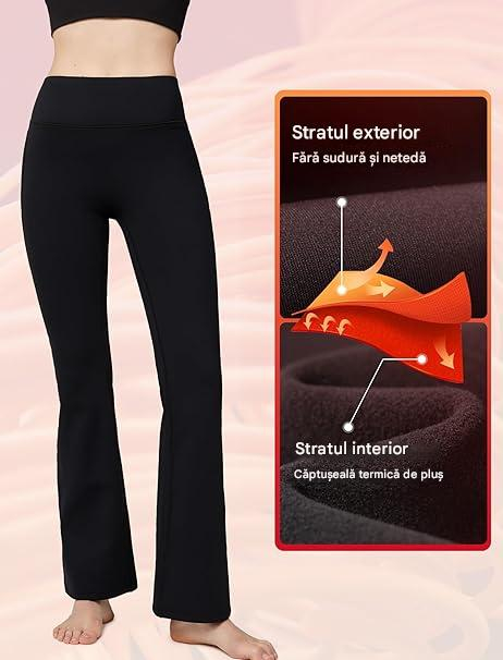 Colanti termici elastici pentru femei, respirabili, largi jos 2XL [2]