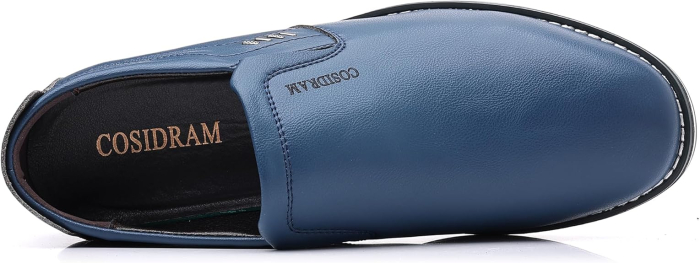 Pantofi casual business slip-on pentru barbati, albastri 44 [3]