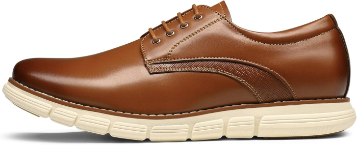 Pantofi casual pentru barbati, maro cu alb 41.5 [3]