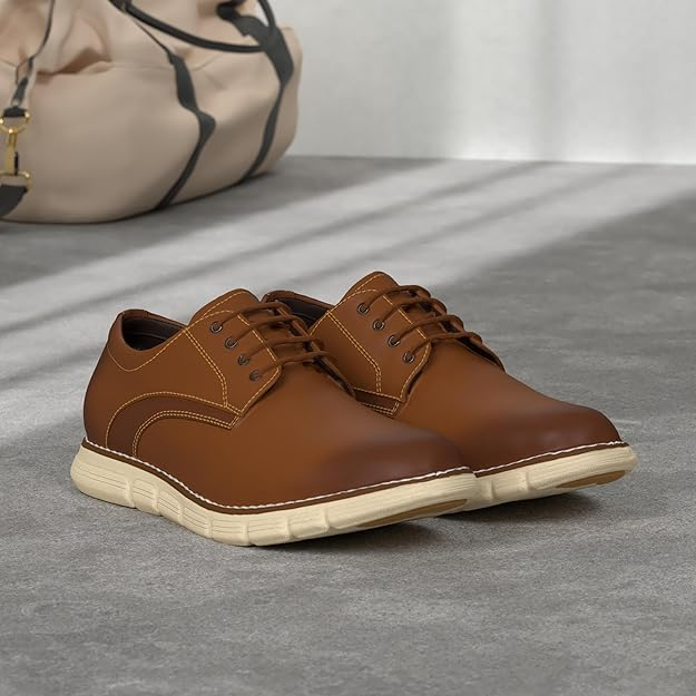 Pantofi casual pentru barbati, maro cu alb 41.5 [2]