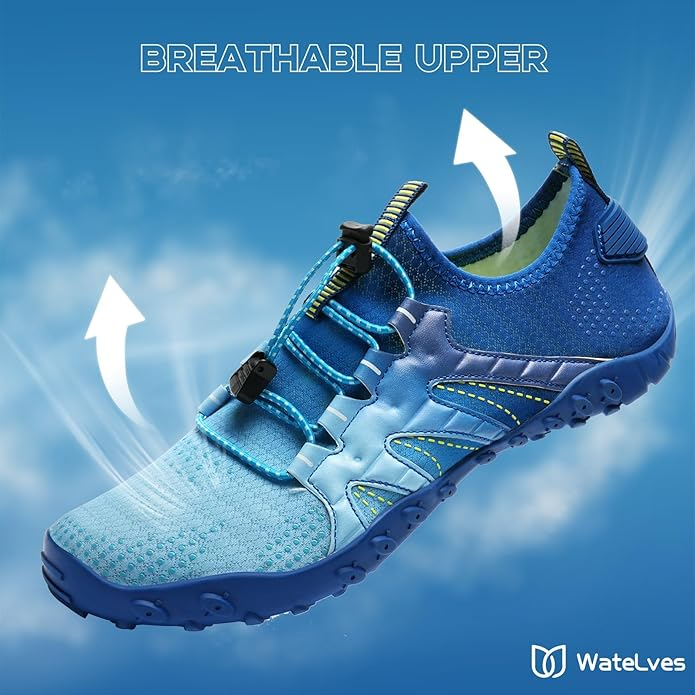 Pantofi confortabili de apa, elastici, maleabili, cu talpa antialunecare, albastri 39 [4]