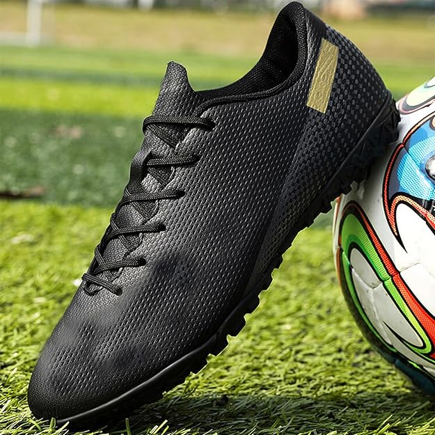 Ghete de fotbal pentru copii, cu crampoane de teren sintetic, marimea 35 [3]