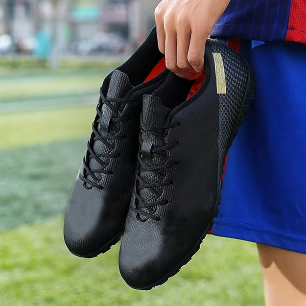 Ghete de fotbal pentru copii, cu crampoane de teren sintetic, marimea 35 [6]