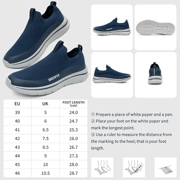 Pantofi sport pentru barbati, talpa groasa, albastri, talpa alba 42 [4]