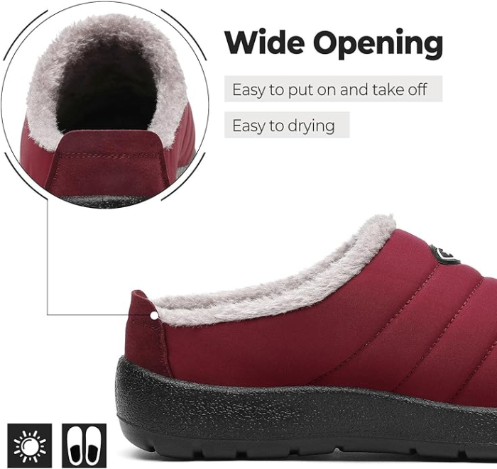 Papuci de casa imblaniti, talpa antialunecare, marime 39 visinii [4]