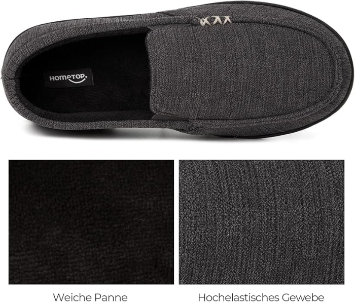 Papuci de casa respirabili, mocasini clasici cu banda elastica 41.5 [4]