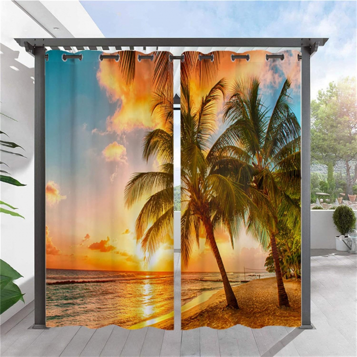 Perdele termoizolante grose pentru dus, terase, set 2 buc 150x166 cm [1]