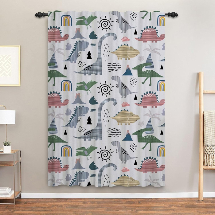 Perdea groasa pentru copii cu dinozauri 229 cm inaltime, 117 cm latime,1 bucata [3]