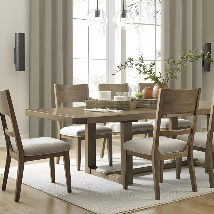 Perdele termice groase 260 cm inaltime, 130 cm latime, bej set 2 bucati [7]