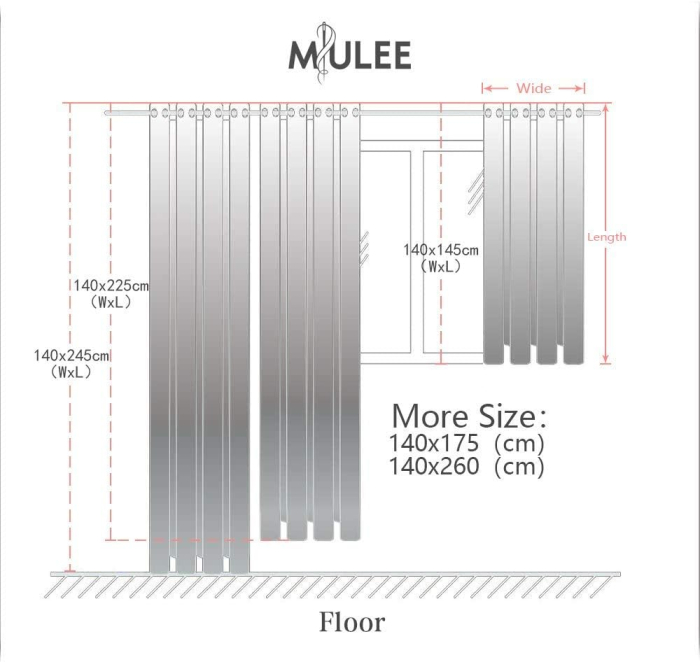 Perdele semi transparente albe cu model 140*225 set 2 bucati [7]