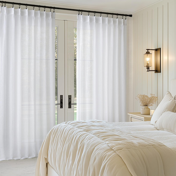 Perdele transparente din dantela 132x225 cm set 2 bucati [6]