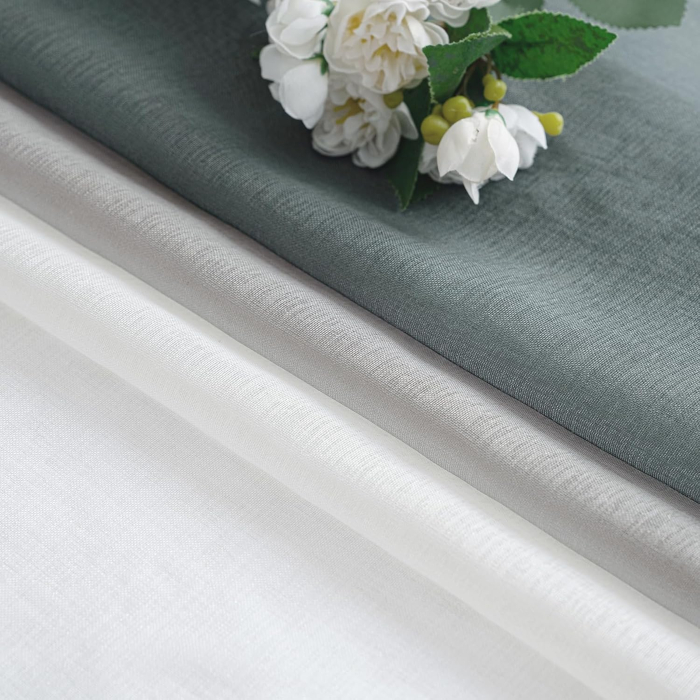 Perdele semi transparente din dantela gri 140*260 set 2 bucati [6]