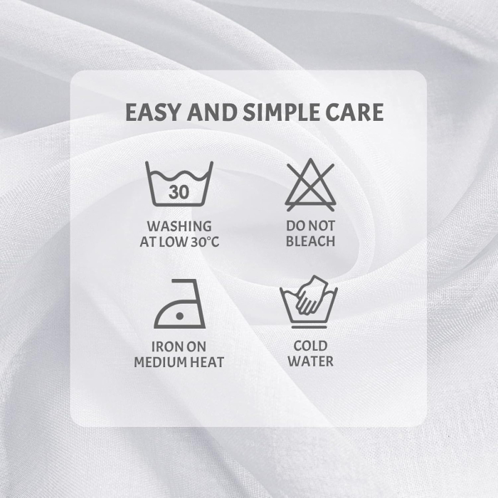 Perdea transparenta 1 bucata din dantela alba 225x300 cm [7]