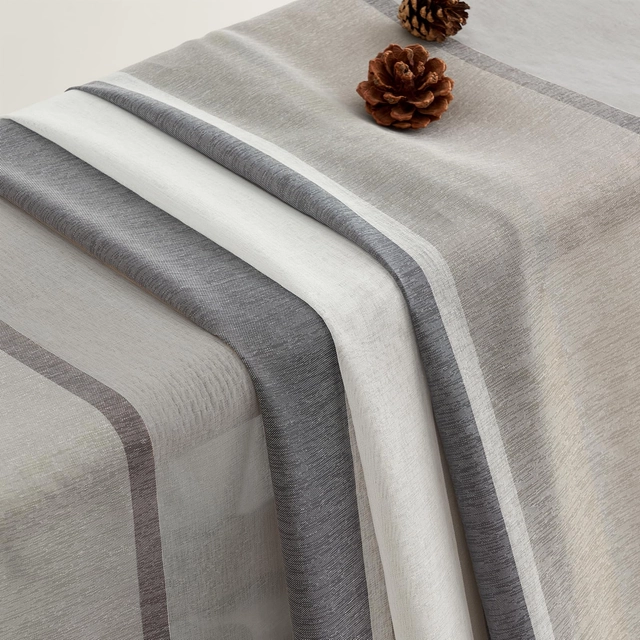 Perdele transparente din dantela Gri 225x140 cm set 2 bucati [3]