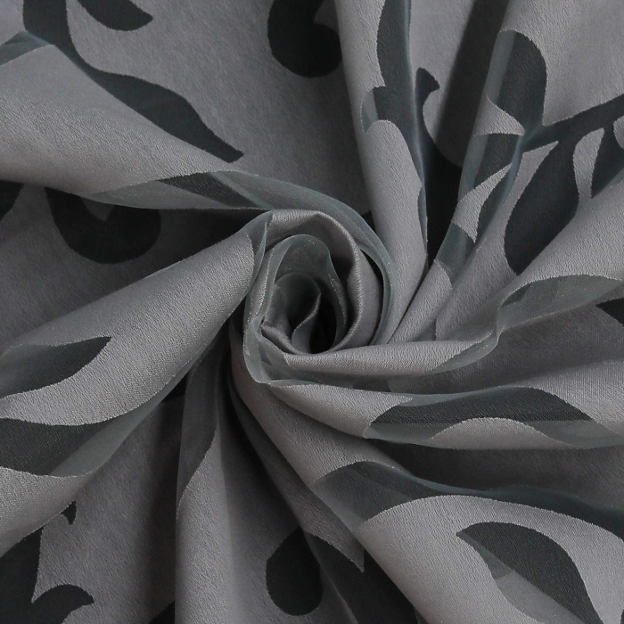 Perdele transparente din dantela Gri, lățime x înălțime 140x145 cm [5]