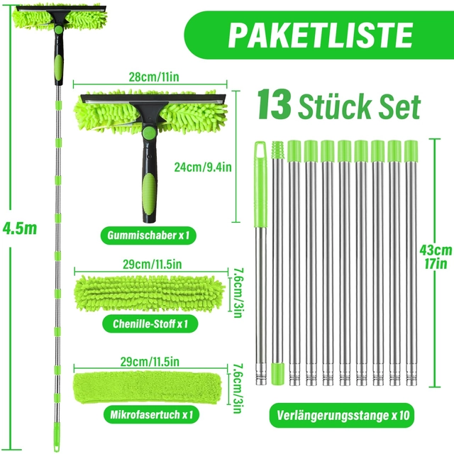 Laveta extensibila de curățare ferestre 4.2 m [3]